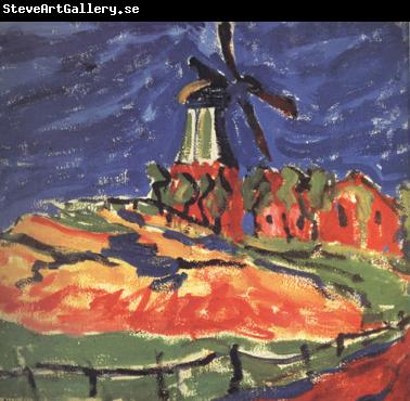 Erich Heckel Windmill,Dangast (nn03)